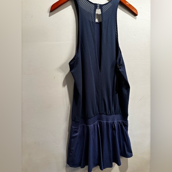 Adidas romper  Dark Blue climacool athletic athleisure tennis prep gold exercise - Picture 5 of 14